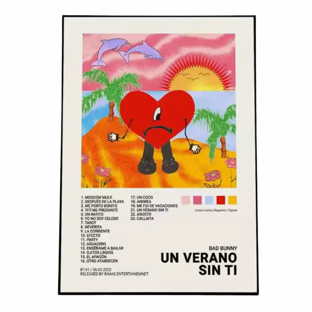Cuadro "Un Verano Sin Ti" Bad Bunny