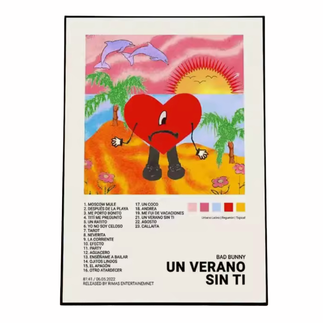 Cuadro "Un Verano Sin Ti" Bad Bunny