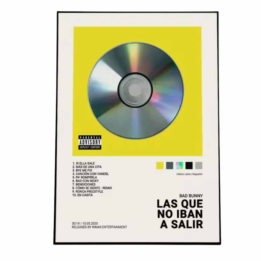 Cuadro "Las Que No Iban a Salir" Bad Bunny