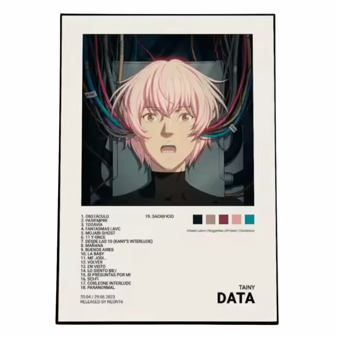 Cuadro "DATA" Tainy